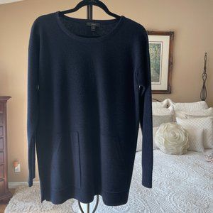 J CREW MERINO WOOL POCKET TUNIC SWEATER #03444 MED